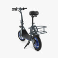 back angled to the left view of the Ryder and the kickstand is down