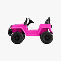 pink safara ride-on facing to the left