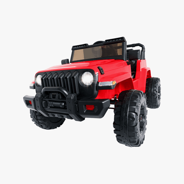 red safara ride on forward view
