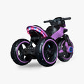 back of the Trooper Electric Ride On in purple