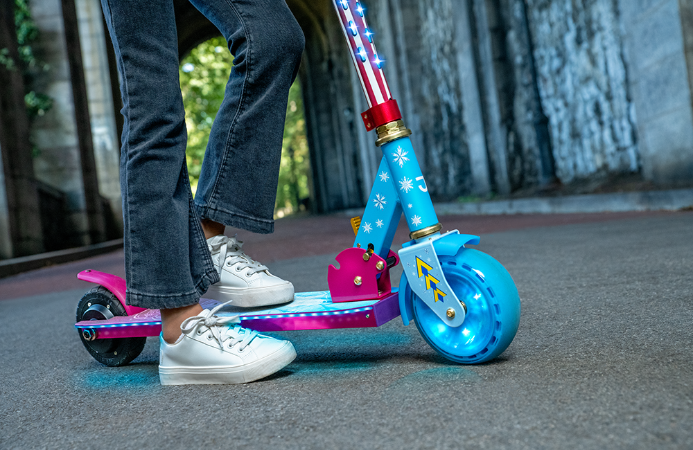 Inspire Your Imagination with the New Disney Frozen II Kids Folding Electric Scooter