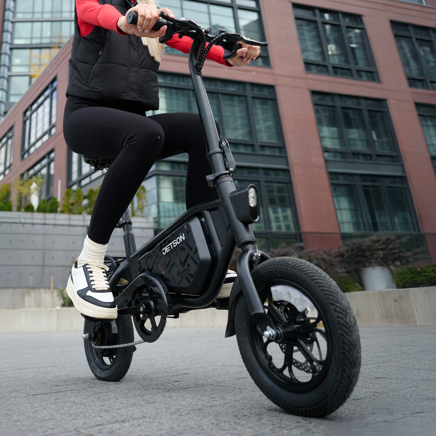 close up of bolt pro x electric bike being ridden