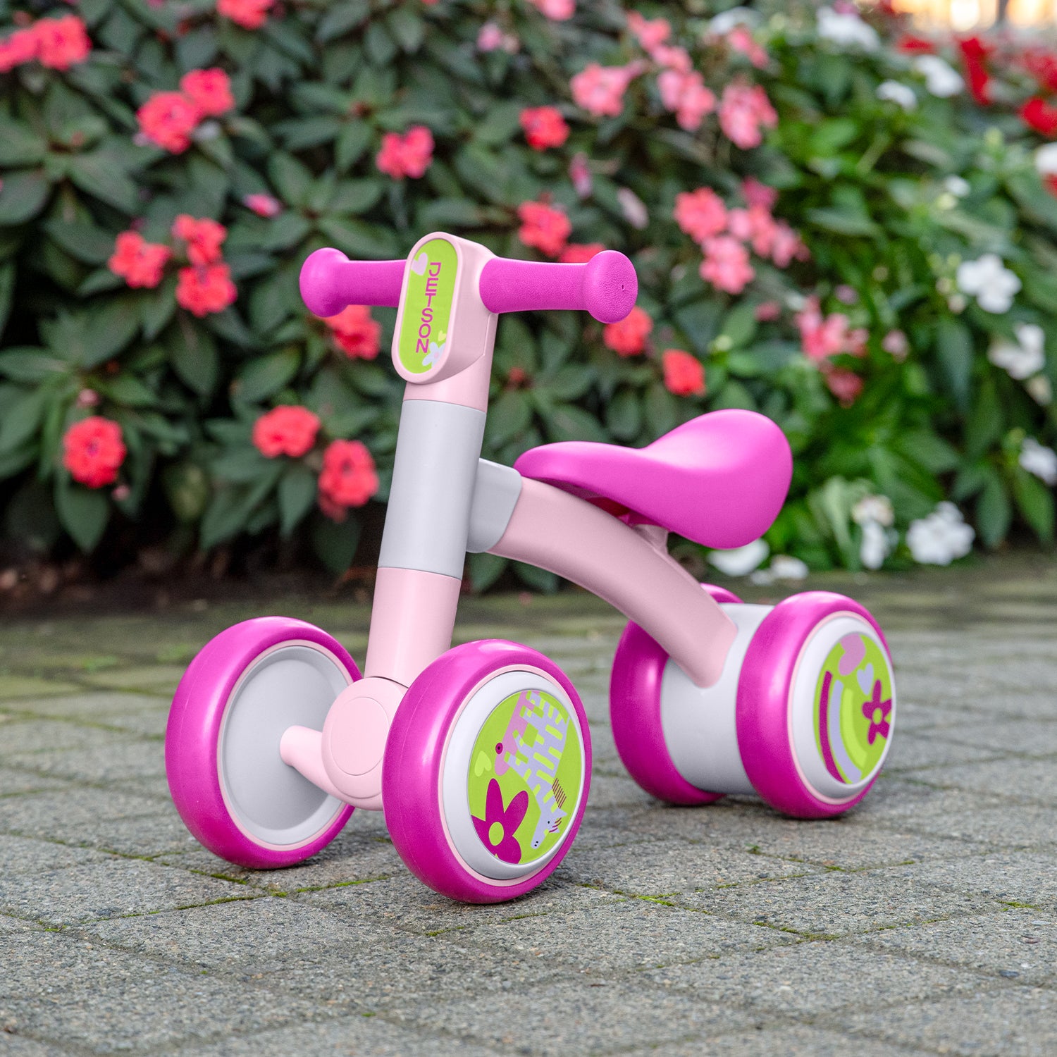 pink bounce balance bike