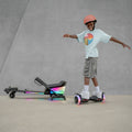 kid riding hoverboard