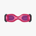 overhead view of pink dash hoverboard