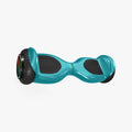 angled view of teal dash hoverboard