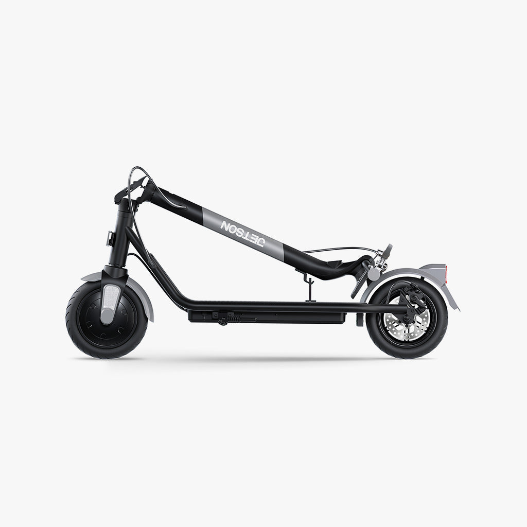 eris pro electric scooter folded in half