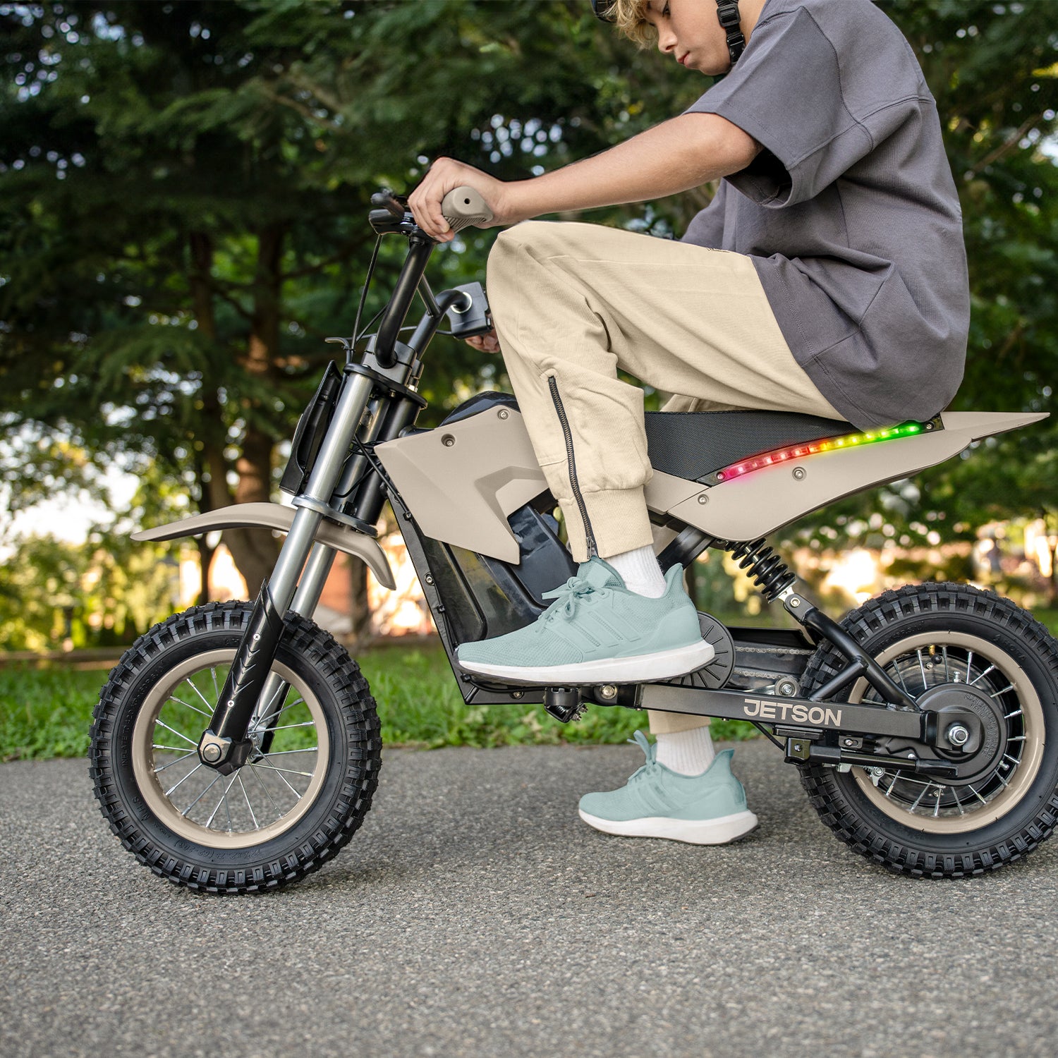 Jetson Horizon x Kids Electric Dirt Bike with Headlights