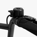 close up of bell on light rider 20 bmx style bike