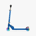 side view of the blue moonbeam kick scooter facing to the left