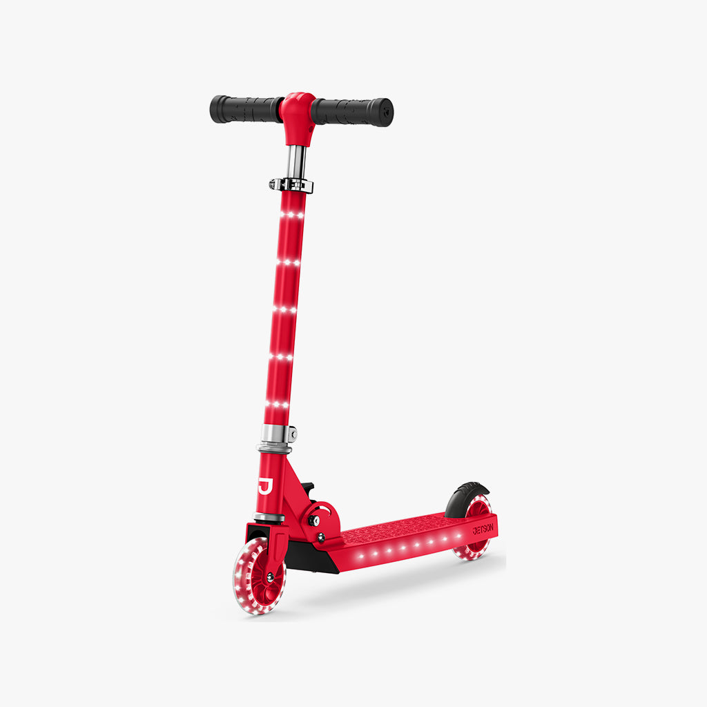 For Camping Jetson Orbit Light-up Folding Kids Kick Scooter, Pink