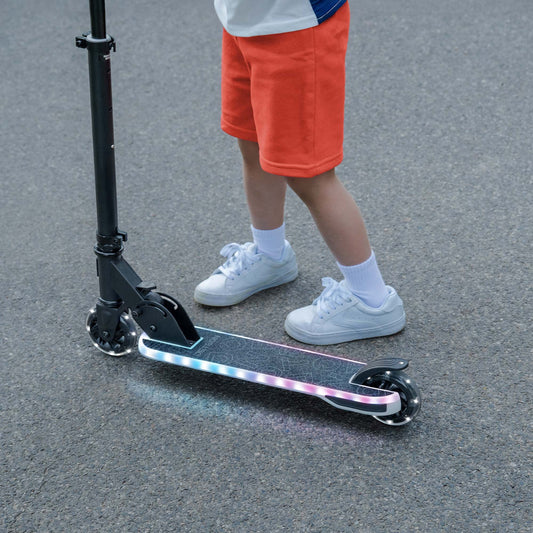 light up deck on orbit x kick scooter