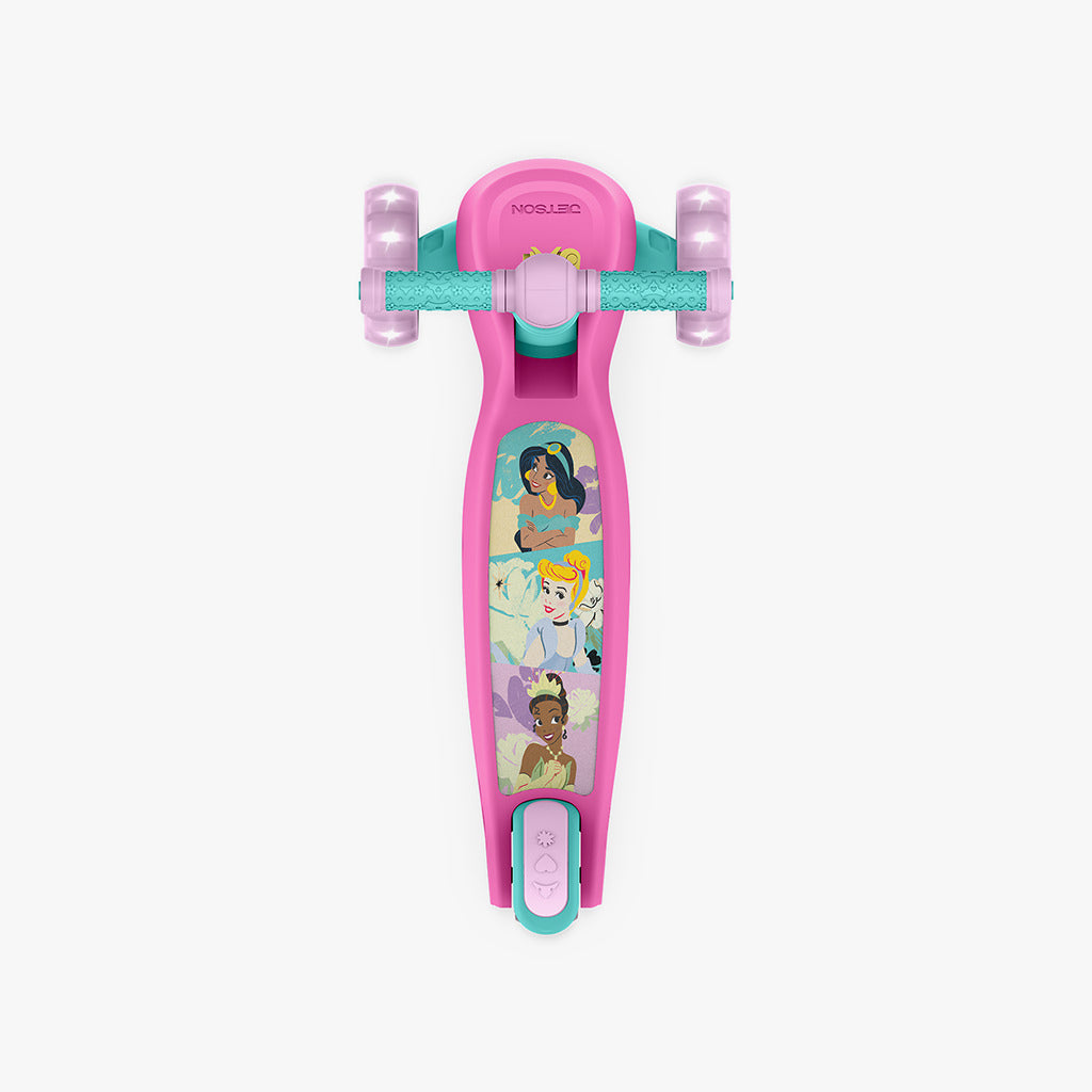 view of scooter deck on princess kick scooter