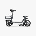 ryder pro electric scooter with handlebar folded down