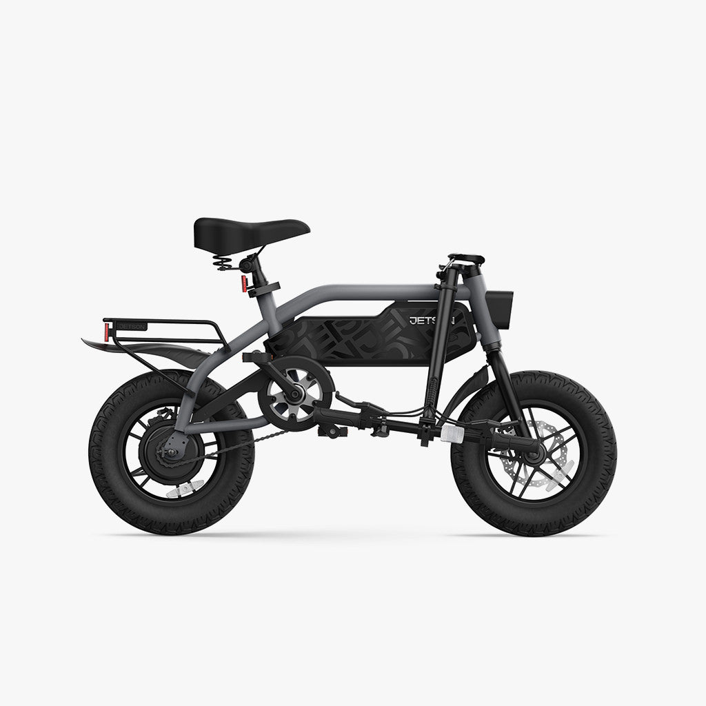 shadow e-bike with handlebar folded down