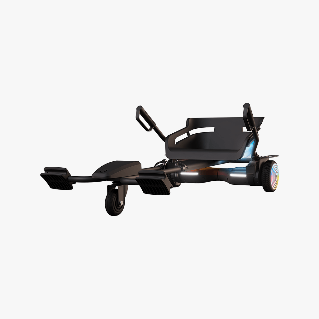 alpha jetkart hoverboard combo facing forward