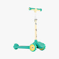 side angled view of the grogu customizable scooter