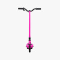 straight on view of the pink echo x electric scooter