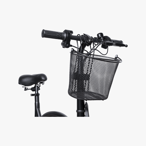 electric bicycle with basket