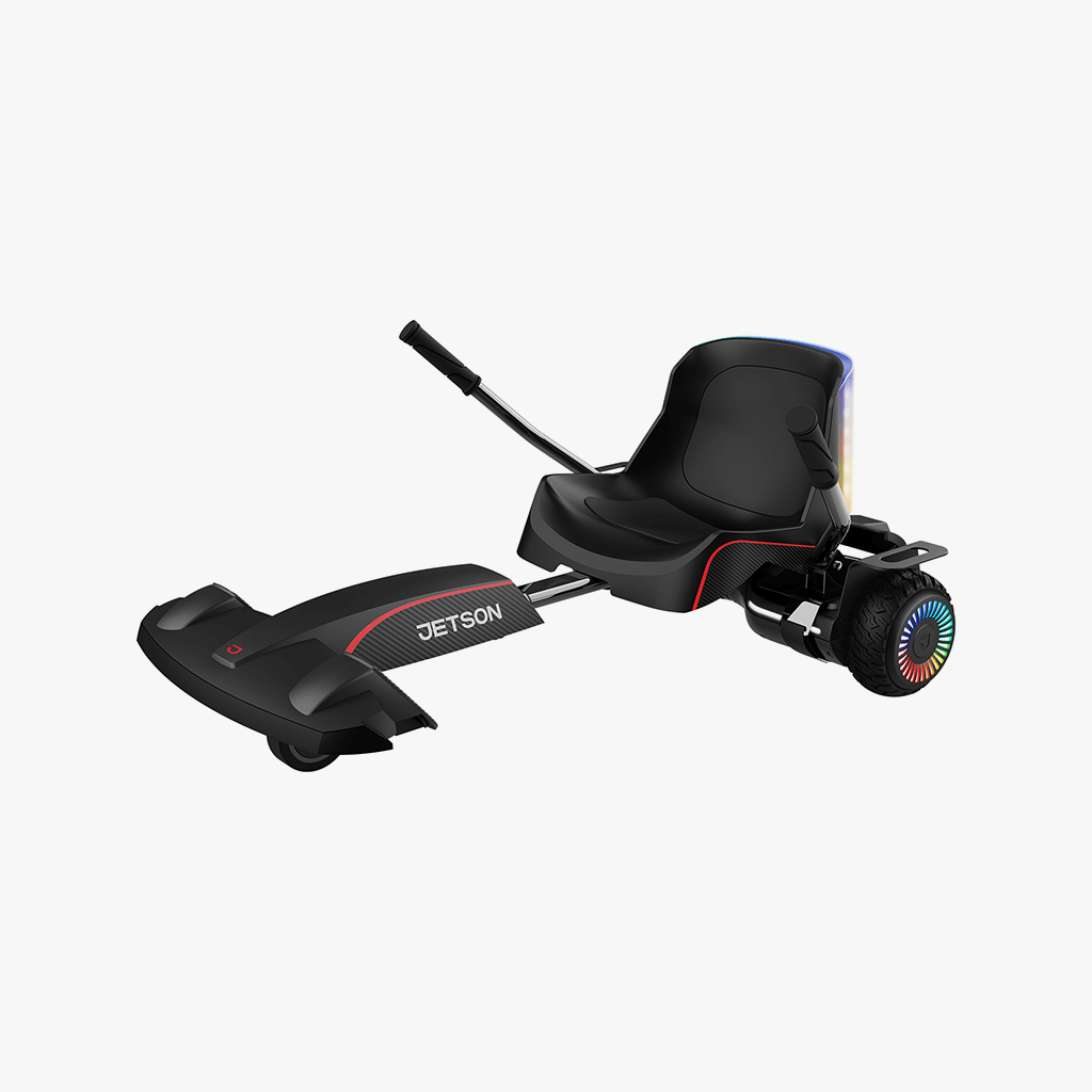 side angled view of the force hoverboard combo