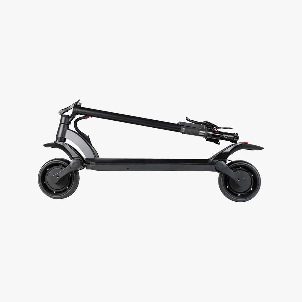 folded Globe e-scooter