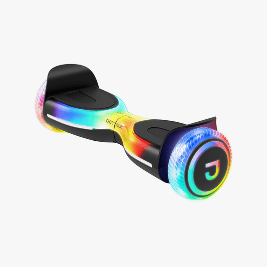 Hali hoverboard in black angled to the right