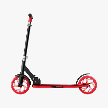 red hex scooter facing left