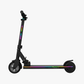black Highline e-scooter unfolded and facing to the left
