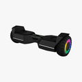 angled view of the black impact hoverboard