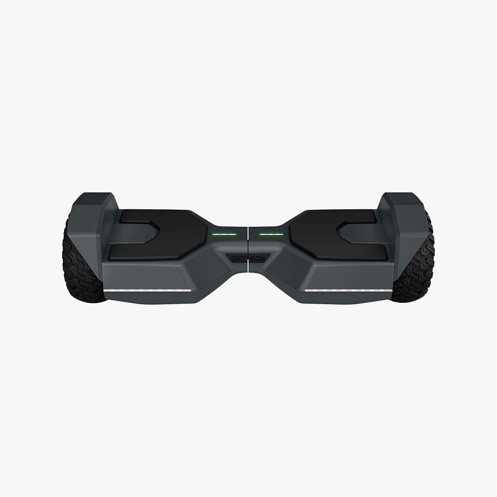 front view of the gray impact hoverboard