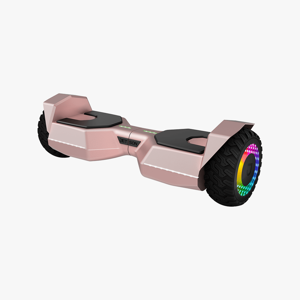 rosegold impact hoverboard angled forward