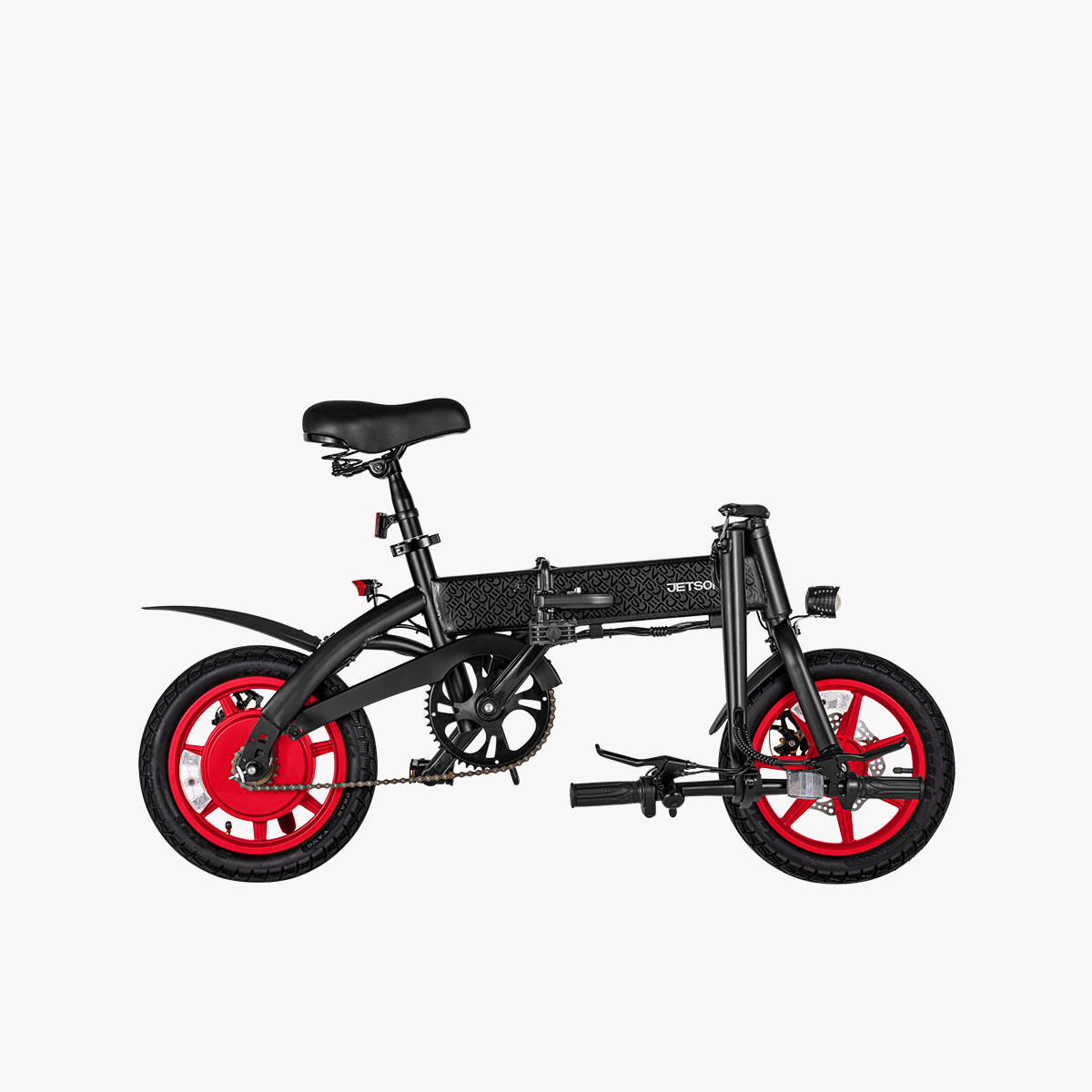 Arro electric bike with the handlebars folded down