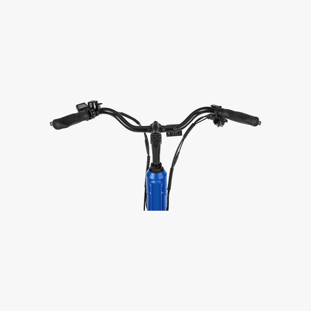 close up of Journey electric bike handlebar