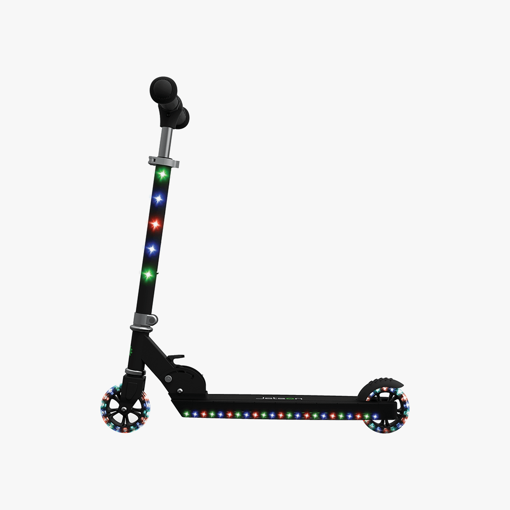 Razor A+ 2 Wheel Scooter with LED Lights - Black
