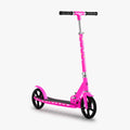 pink jupiter jumbo scooter facing forwards on a diagonal