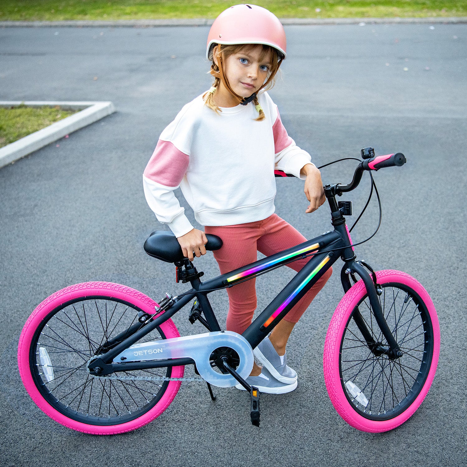 Jetson outlet JLRx kids light up bicycle in pink