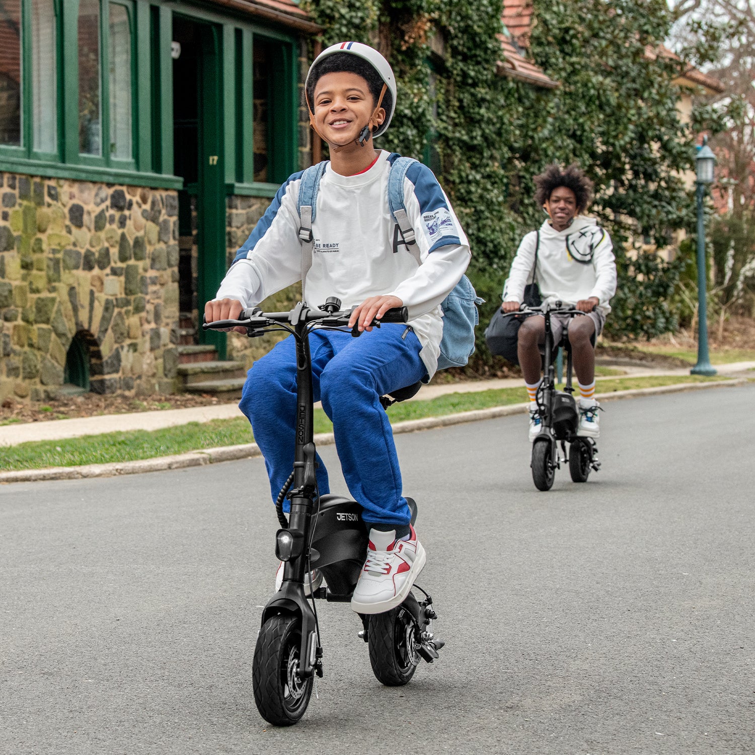 two people riding the LX10