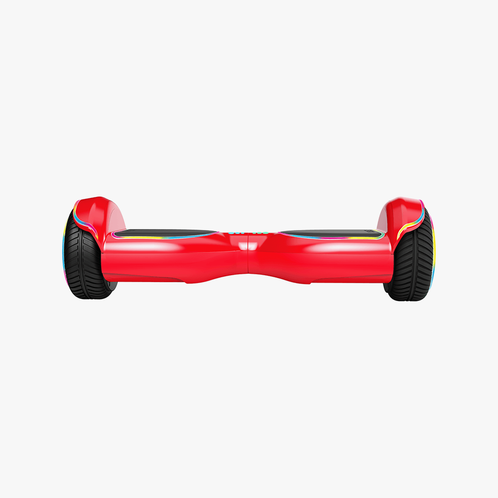 back view of the red Magma hoverboard