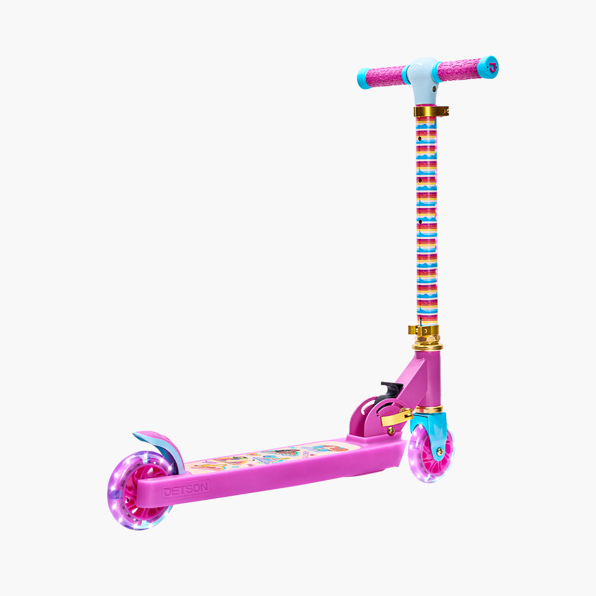 side view of the Princess kick scooter