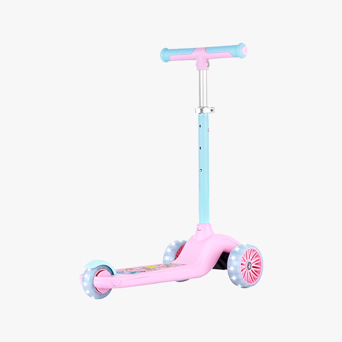 back view of the the Disney Princess customizable kick scooter