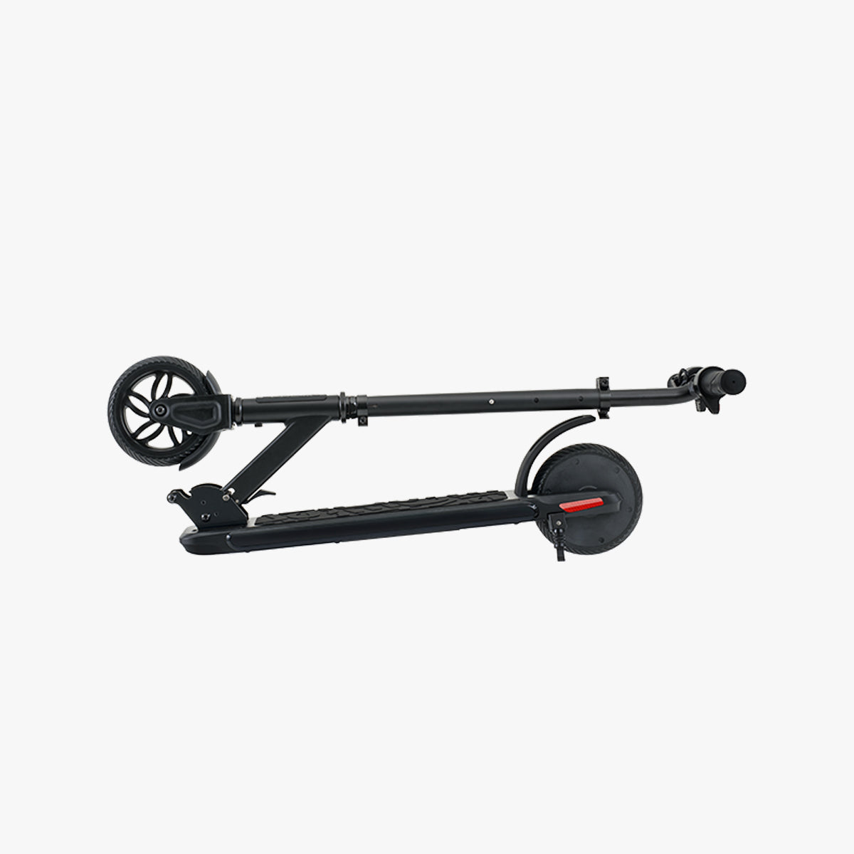folded black relay scooter