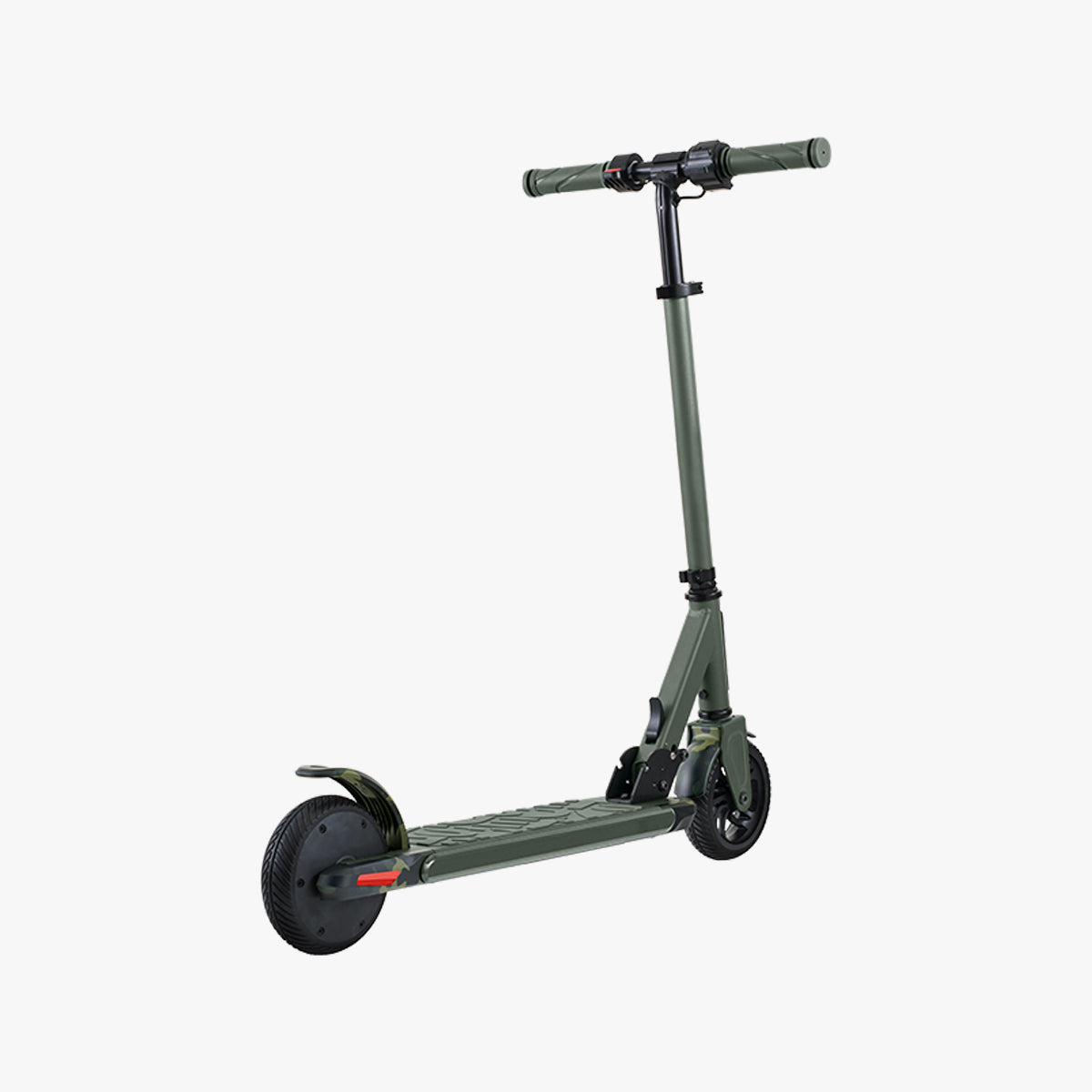 rear view of the camo relay scooter