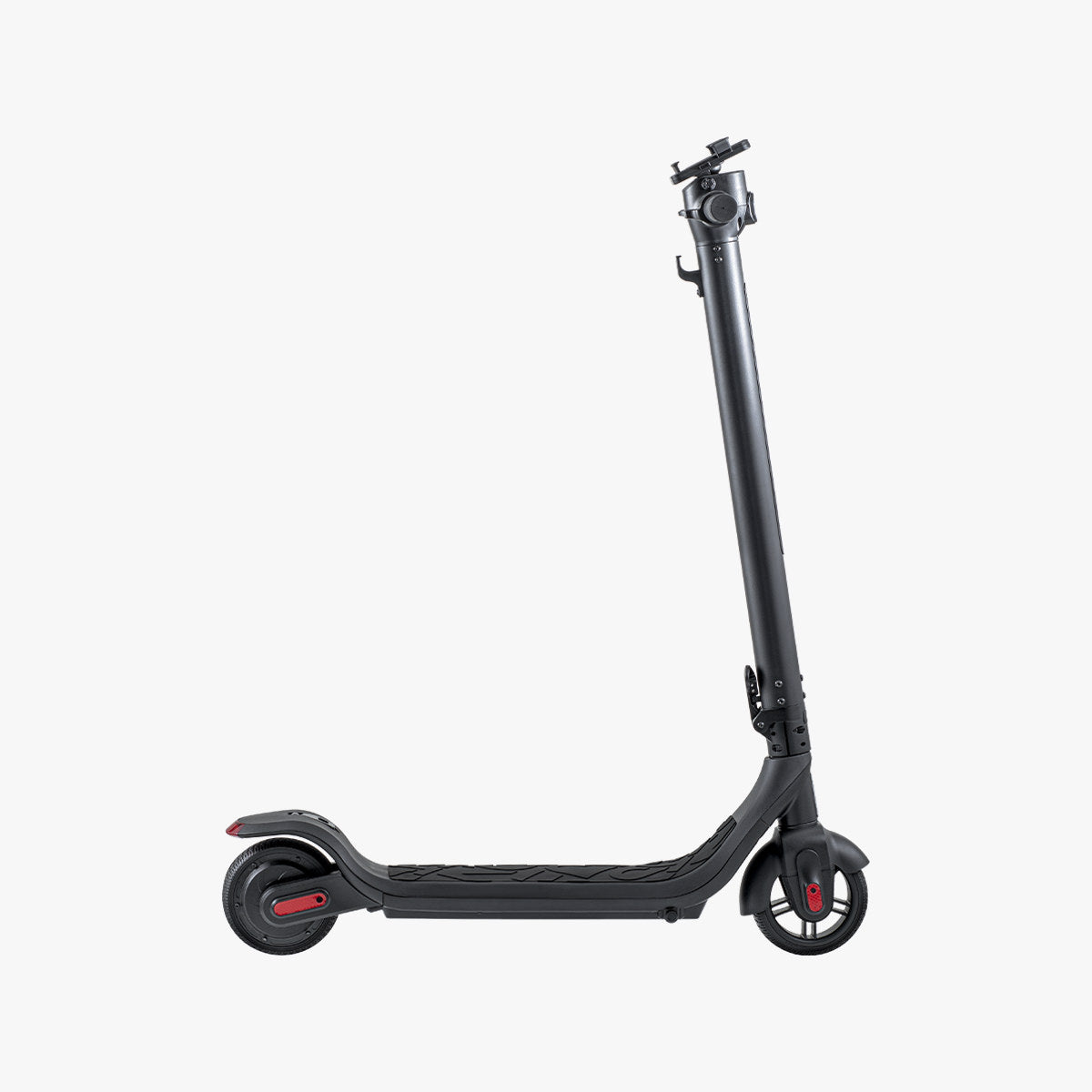 side profile view of Rhythm e-scooter unfolded