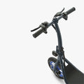 close up view from the top of the Ryder with a focus on the handlebars and the controls