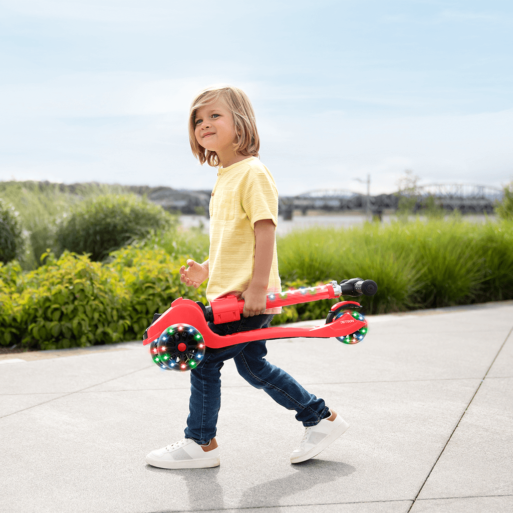 son and daughter クロシェ セットアップ 5-6y Jetson Saturn Folding Kick Scooter