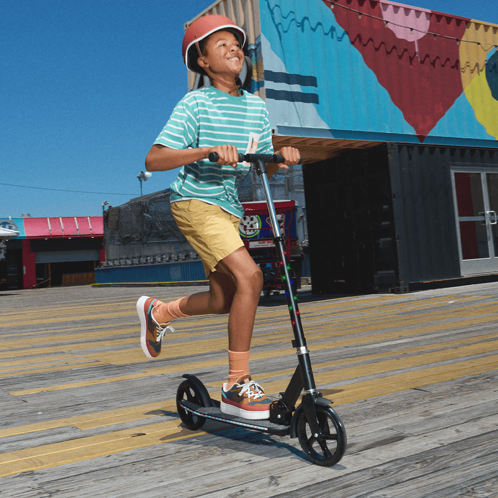 Jupiter Jumbo Big-Wheel Light-Up Kick Scooter